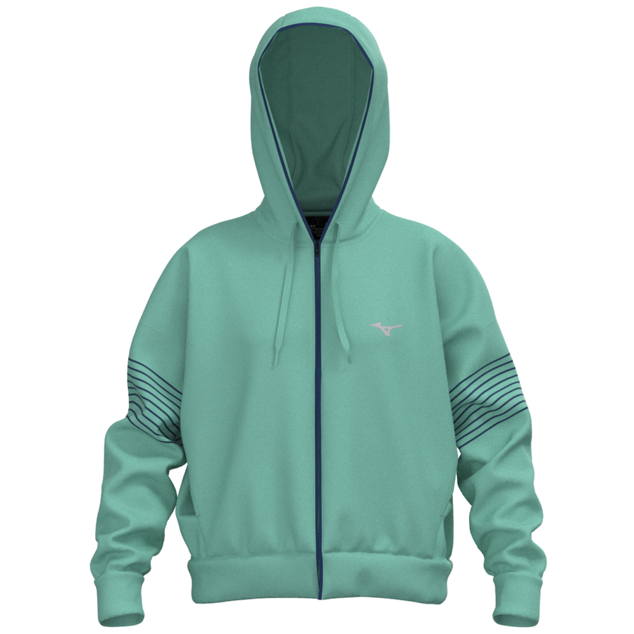 Mizuno ATHLETICS SWEAT JACKET Dusty jade